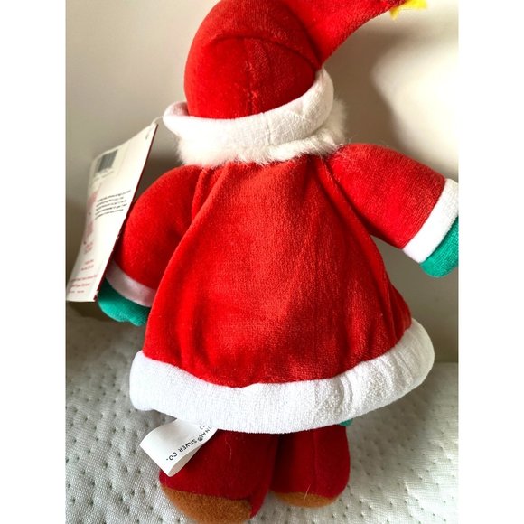 Santa Plush International Silver Co 1994 Stuffed Animal Christmas Holiday - Picture 3 of 5